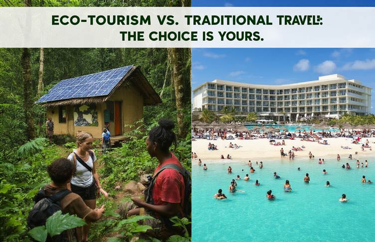 Eco-tourism vs traditional travel